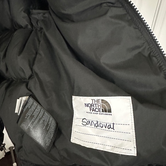 The North Face Kids Black Puffer Nuptse Jacket - Picture 3 of 5